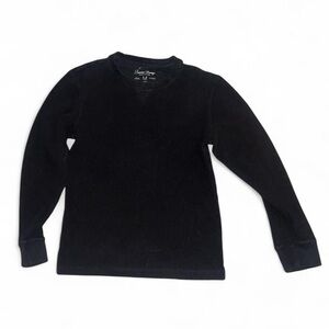 Men's Black Long Sleeve Tee